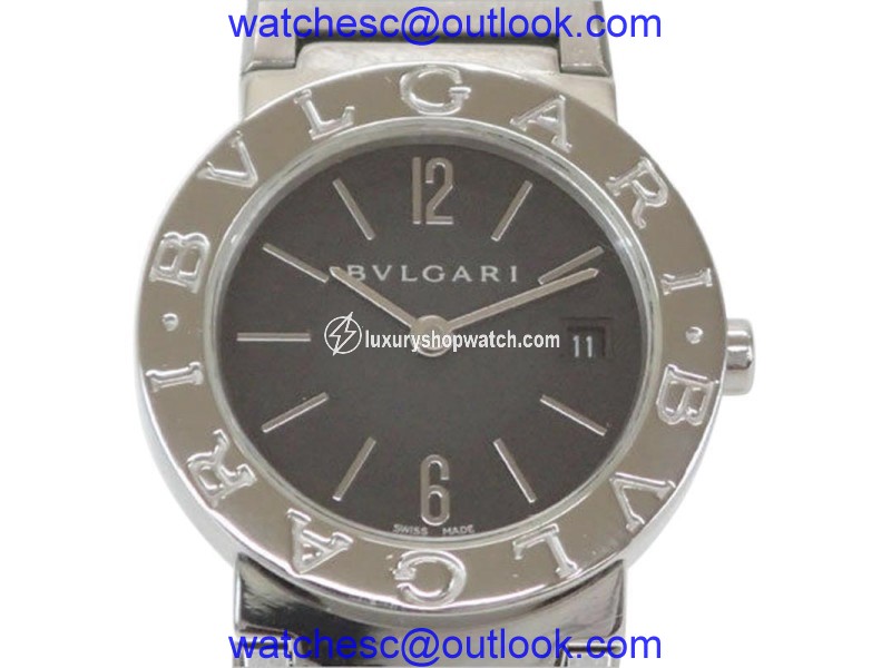 Bulgari Bvlgari BB26SSD Stainless Steel Black Quartz 26mm Womens Watch Bulgari