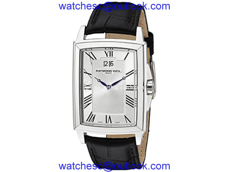 Raymond Weil 5596-STC-00650 Stainless Steel Analog Display Quartz Black 32mm Mens Watch Raymond Weil