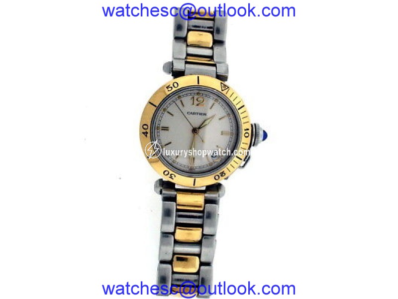 Cartier Pasha C 18K Yellow Gold & Stainless Steel 35mm Watch Cartier