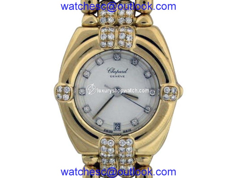 Chopard Gstaad 32/5120 18K Yellow Gold & Diamond 25mm Watch Chopard