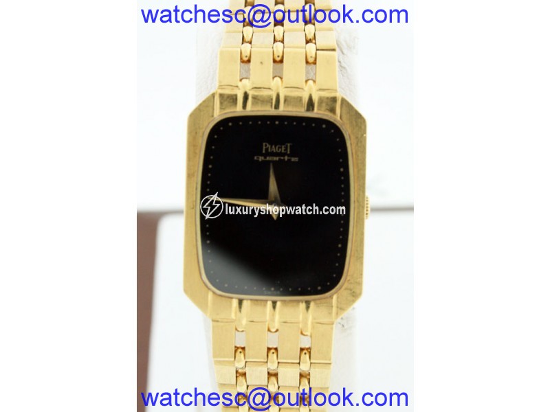 Piaget Protocol 18K Yellow Gold Ultra Thin Womens Watch Piaget