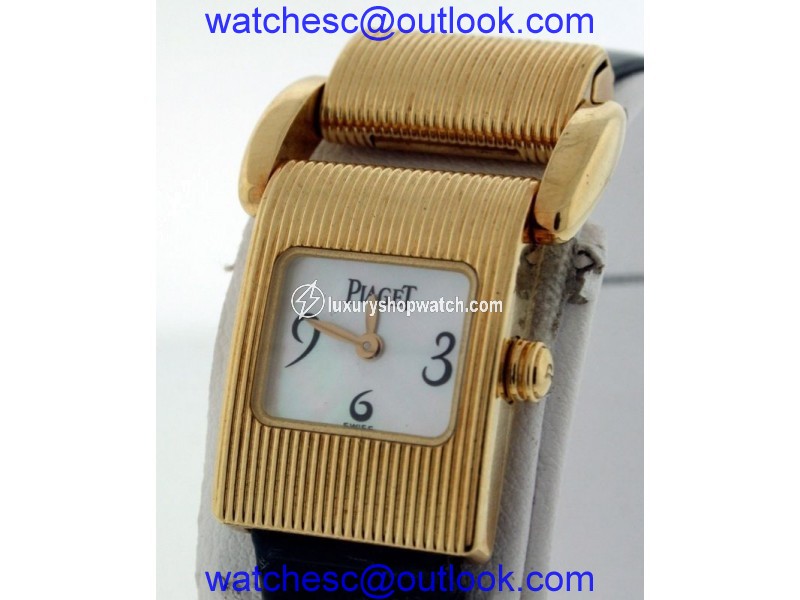 Piaget Classique 18K Yellow Gold and Mother of Pearl Dial Womens Watch Piaget