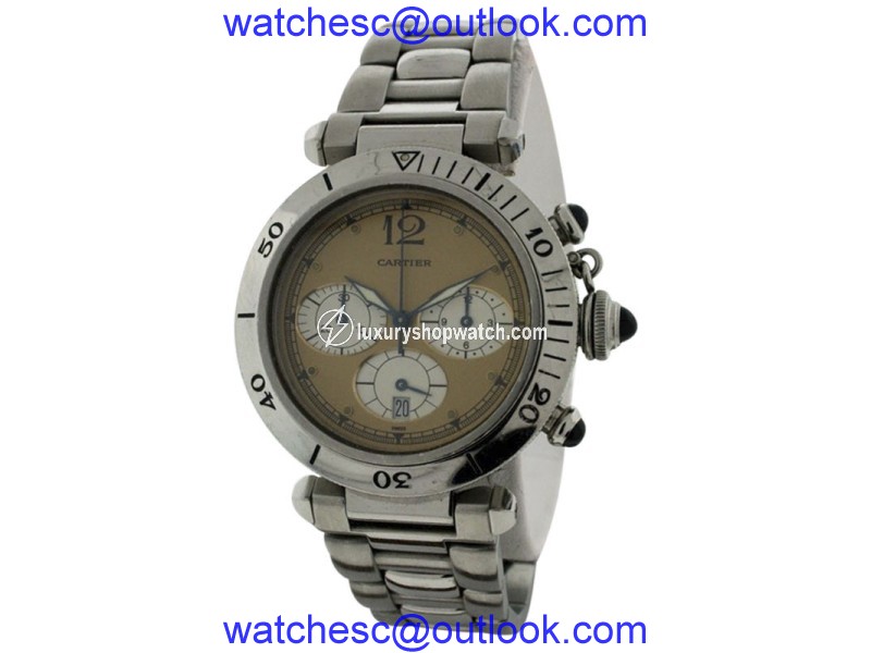 Cartier Pasha Stainless Steel Chronograph With Date 38mm Watch Cartier