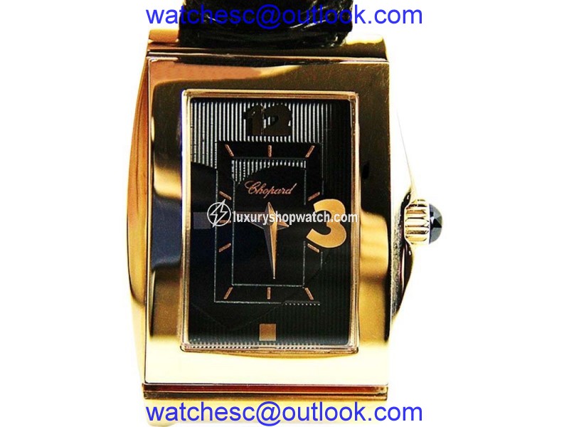 Chopard 18K Yellow Gold Happy Heart Womens Watch Chopard