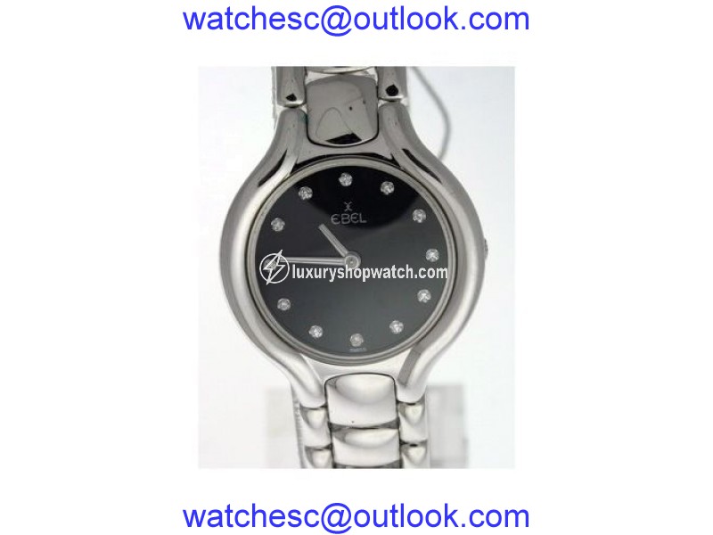Ebel Beluga 18K White Gold Diamond Dial Womens Watch Ebel