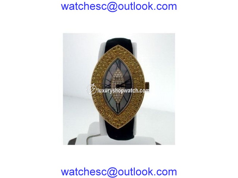Chopard Classiques Femme Cats Eye 18K Gold Diamonds Sapphires Watch Chopard