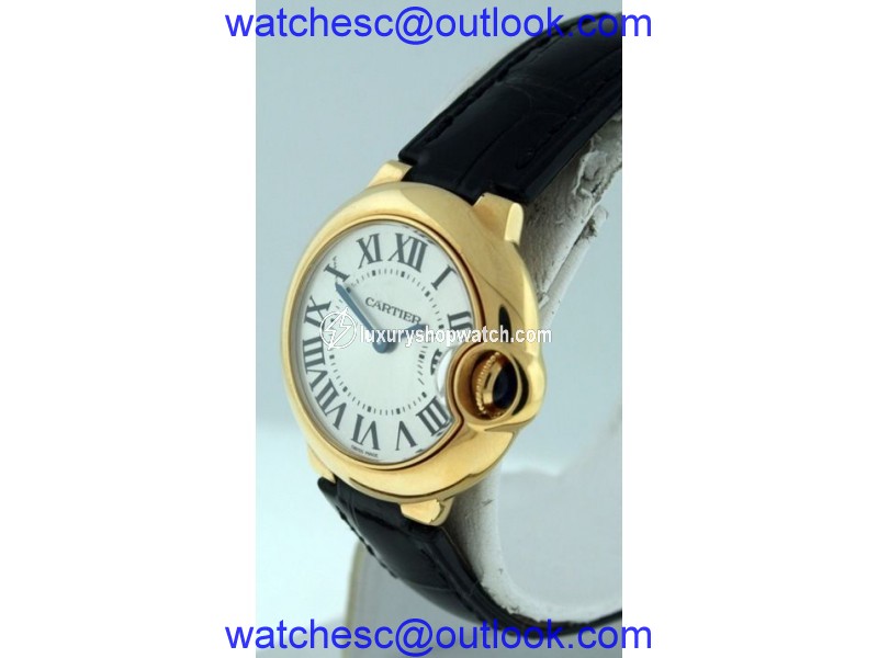 Cartier Ballon Bleu 18K Yellow Gold 29mm Womens Watch Cartier