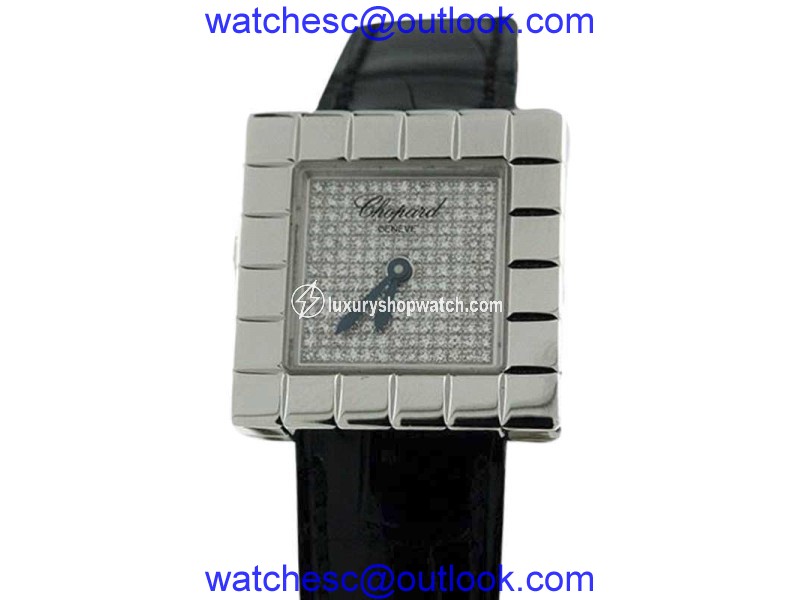 Chopard Ice Cube 127407-1003 Diamond 18K White Gold Womens Watch Chopard