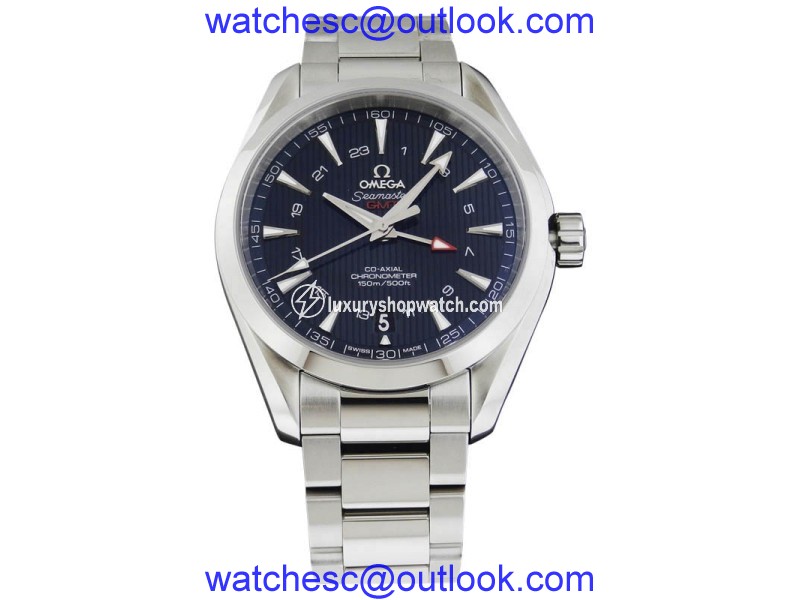 Omega Aqua Terra 150 M C0-Axial GMT 231.13.43.22.03.001 Stainless Steel 43mm Watch Omega