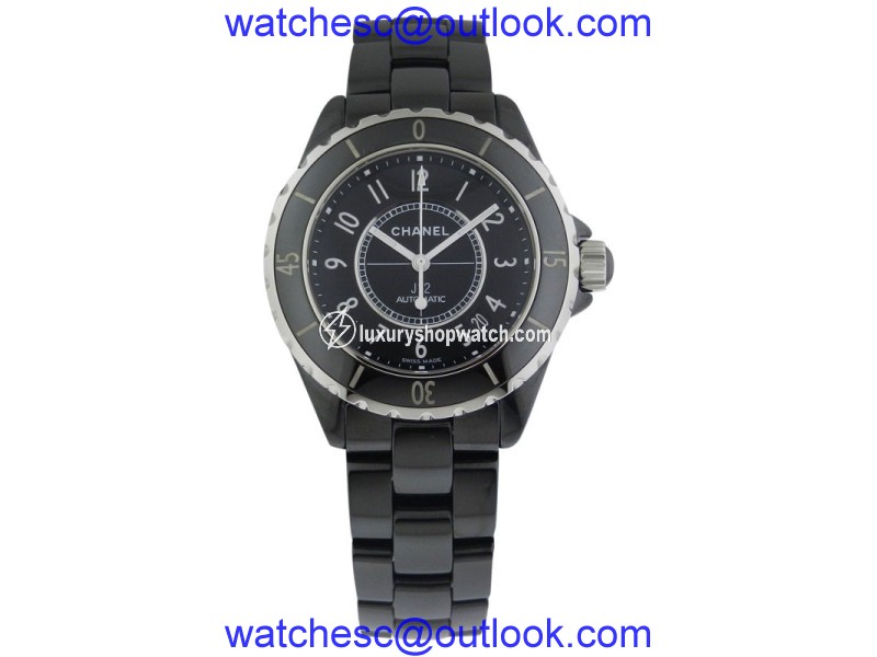 Chanel J12 Automatic 38mm h0685 Ceramic Black Watch Chanel