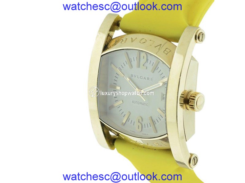Bulgari Assioma 18K Yellow Gold Automatic with Date Mens 48mm Watch Bulgari