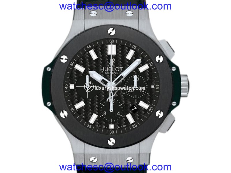 Hublot Big Bang Evolution 301.SM.1770.GR Stainless Steel & Ceramic 44.5mm Mens Watch Hublot
