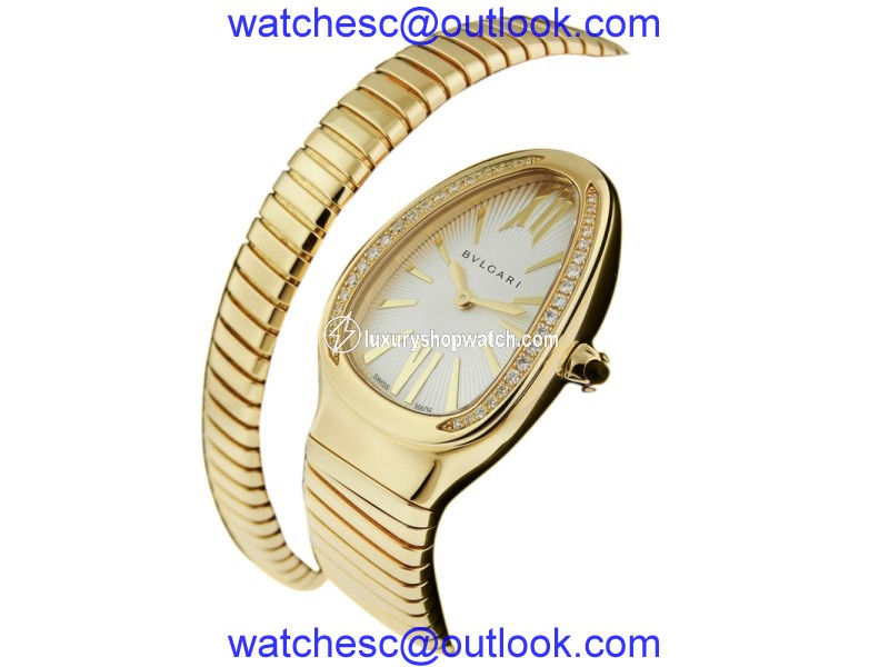 Bulgari Serpenti Tubogas sp35c6gdg.1t 18K Yellow Gold Watch Bulgari