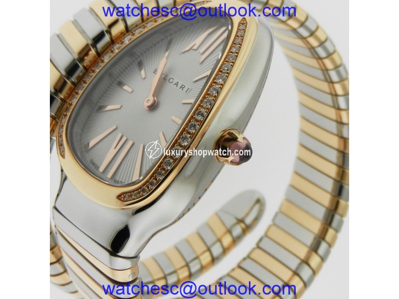 Bulgari Serpenti Tubogas sp35c6spgd.1t Stainless Steel/Rose Gold 35mm Watch Bulgari