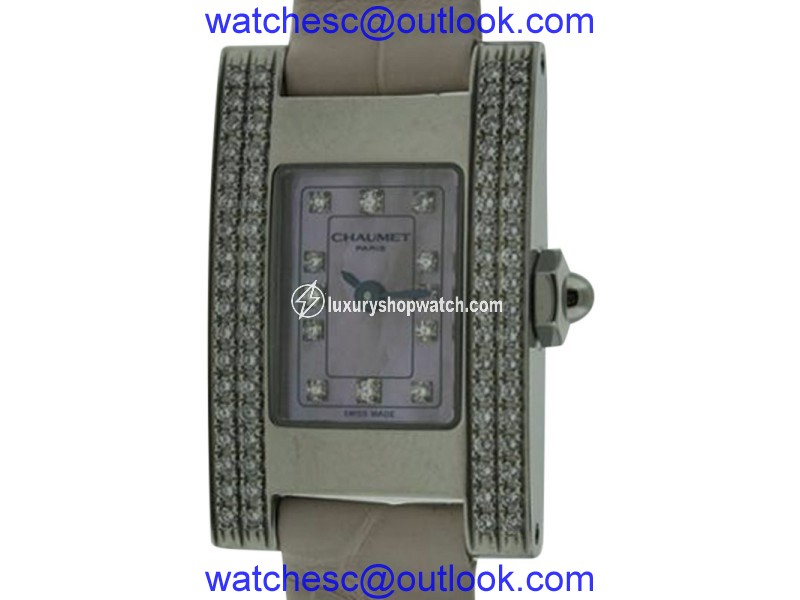 Chaumet W0121 A053 Stainless Steel Mother Of Pearl Dial 19mm Watch CHAUMET