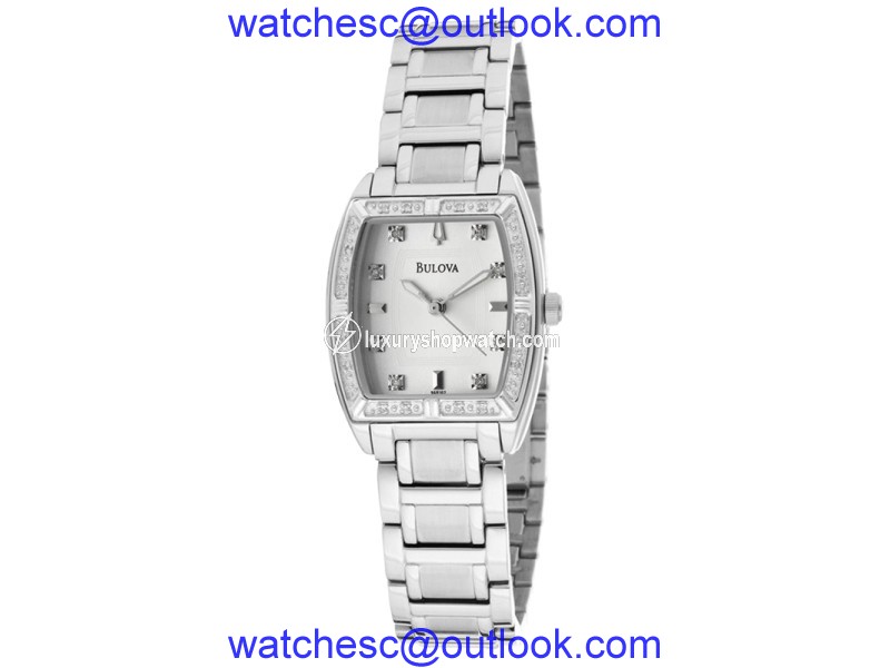 Bulova 96R162 Highbrdge Diamond Bezel Womens Watch Bulova