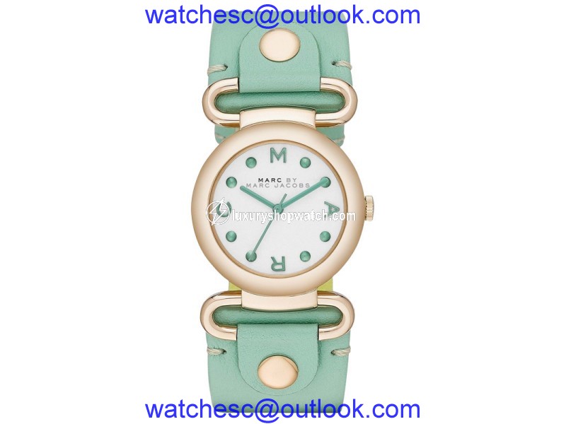 Marc by Marc Jacobs MBM1306 White Green Molly Womens Watch Marc By Marc Jacobs