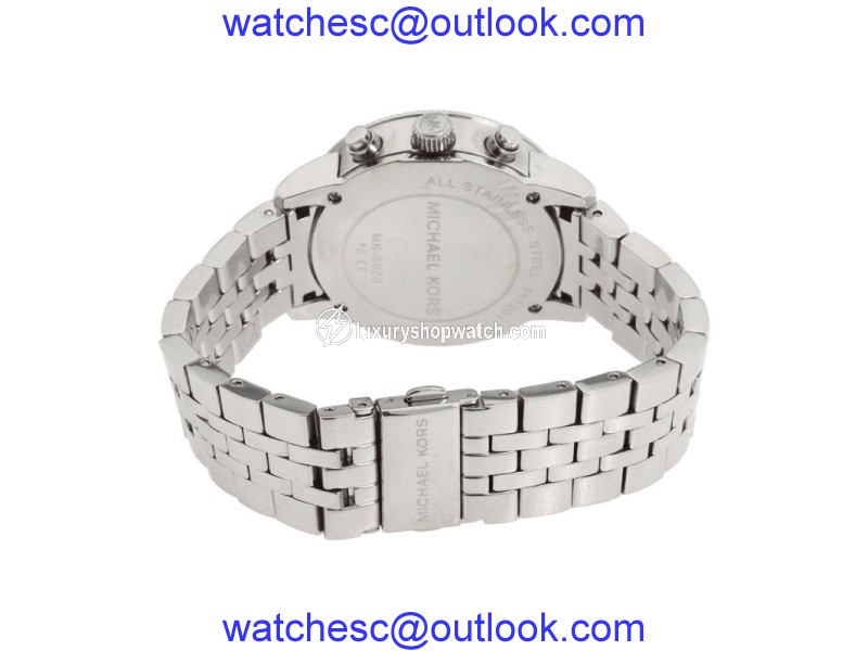Michael Kors MK5020 Chronograph Stainless Steel Crystal Accent Watch Michael Kors
