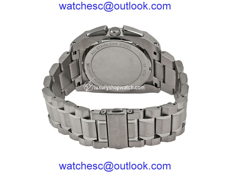 Michael Kors MK8391 Grandstand Black Dial Stainless Chronograph Men's Watch Michael Kors