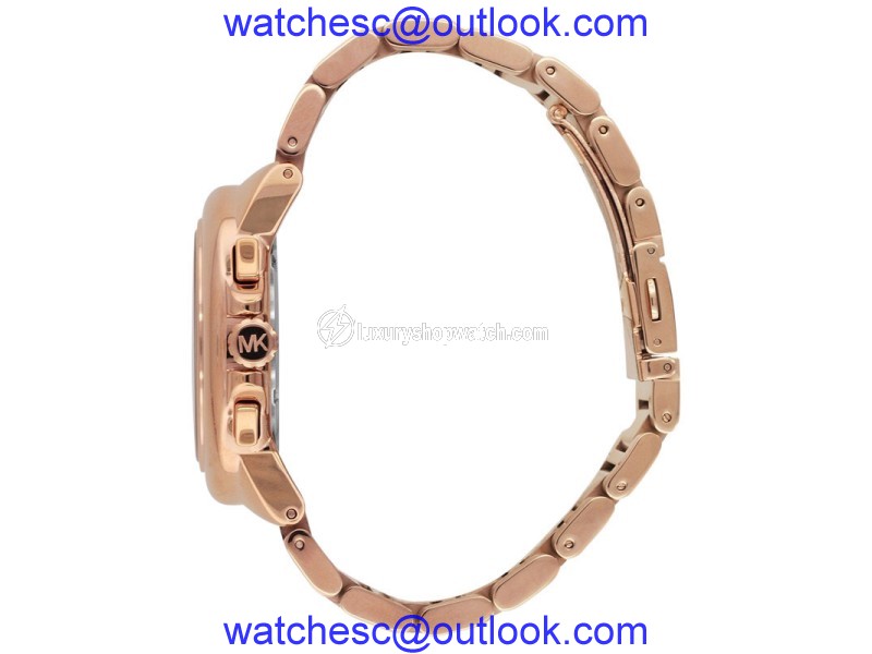 Michael Kors MK5757 Stainless Steel 'Bradshaw' Rose Gold-Tone Womens Watch Michael Kors