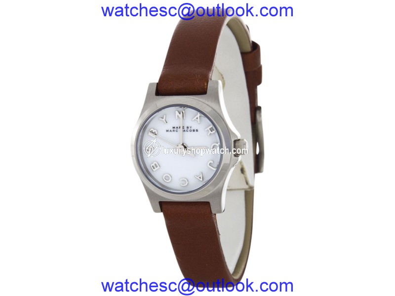 Marc by Marc Jacobs MBM1280 Brown Leather Strap Womens Watch Marc By Marc Jacobs