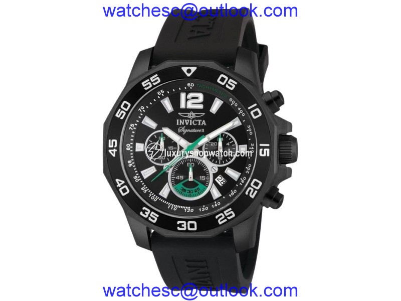 Invicta Sig II Nautical Chronograph Stainless Steel Case Quartz Watch Invicta