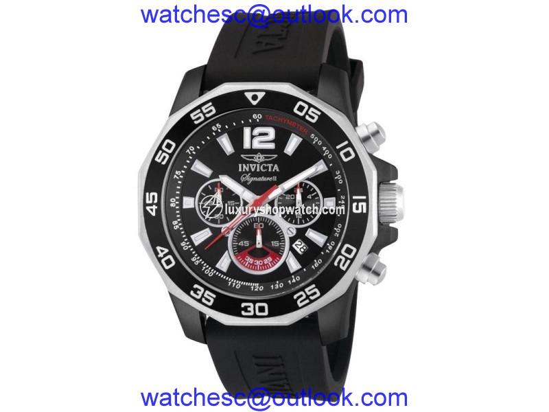 Invicta Sig II Nautical Chronograph Stainless Steel Case Quartz Watch Invicta