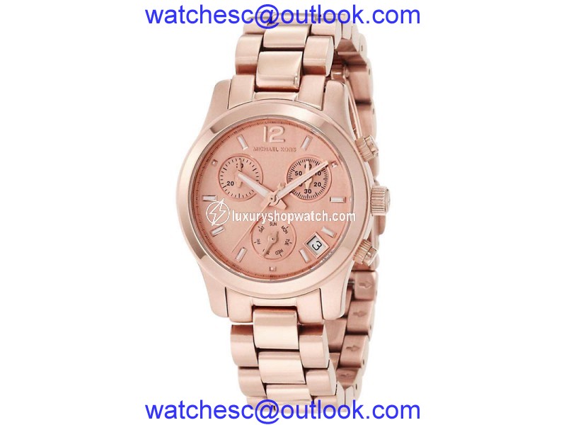 Michael Kors MK5430 Chronograph Rose Gold Tone Quartz Analog Women's Watch Michael Kors