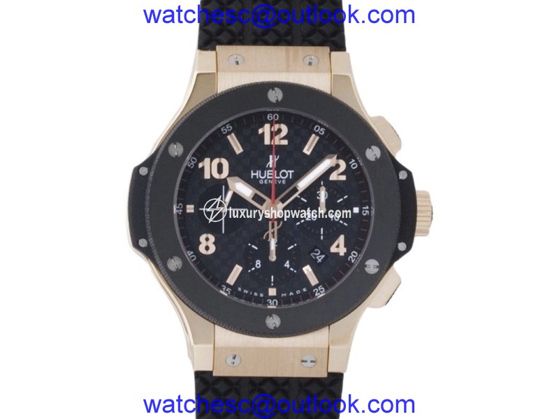 Hublot Big Bang 301.pb.131.rx Rose Gold Carbon Fiber Chronograph 44mm Mens Watch Hublot