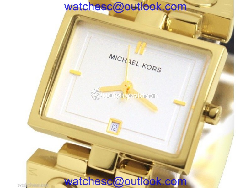 Michael Kors MK2114 Gold Stainless Steel 27mm Watch| Michael Kors