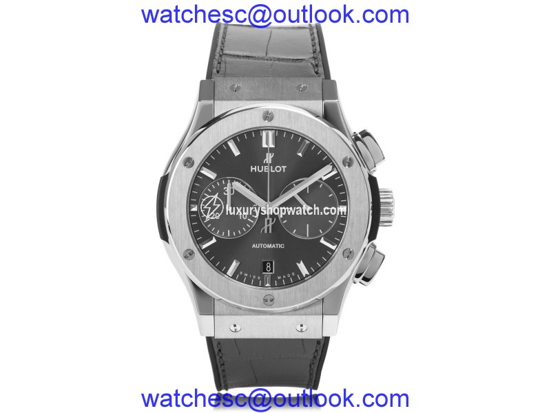 Hublot Classic Fusion 521.nx.7071.lr Titanium Grey Dial Chronograph 45mm Mens Watch Hublot
