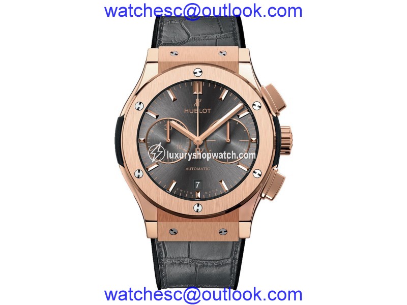 Hublot Classic Fusion 521.OX.7081.LR 18K Rose Gold Chronograph 45mm Mens Watch Hublot