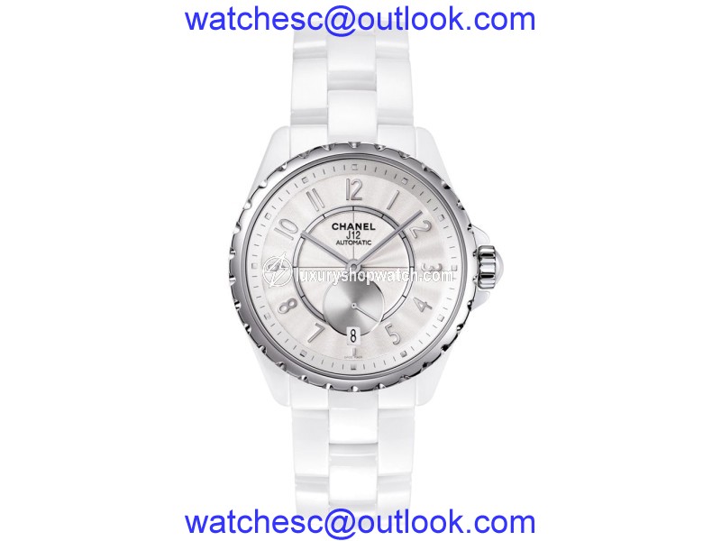 Chanel J12 h3837 White Ceramic Automatic 36.5mm Womens Watch Chanel