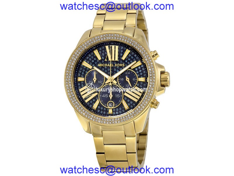 Michael Kors MK6291 Gold Tone Stainless Steel 41mm Womens Watch Michael Kors