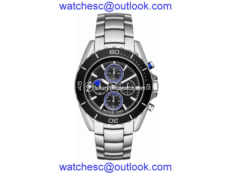 Michael Kors Jetmaster MK8462 Stainless Steel 43mm Mens Watch Michael Kors