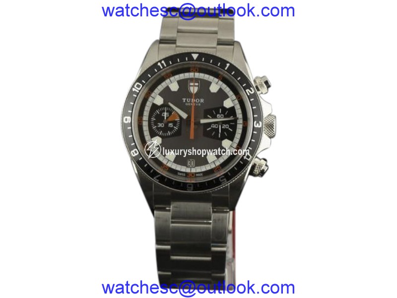 Tudor Heritage 70330N Stainless Steel & Grey/Black Dial 42mm Mens Watch Tudor