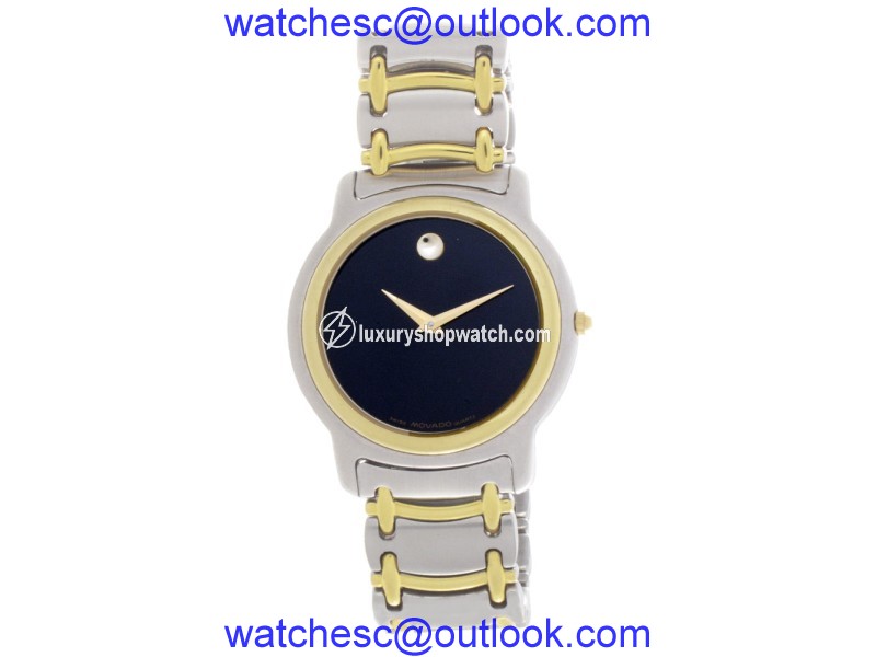 Movado E2 865 Two tone Stainless Steel 35mm Mens Watch Movado