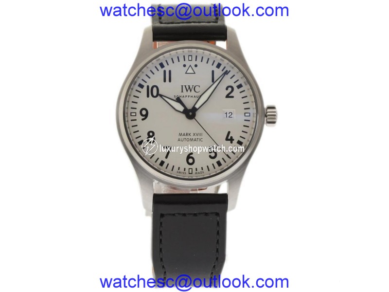 IWC Pilots IW327002 Stainless Steel & Leather Automatic 43mm Mens Watch IWC