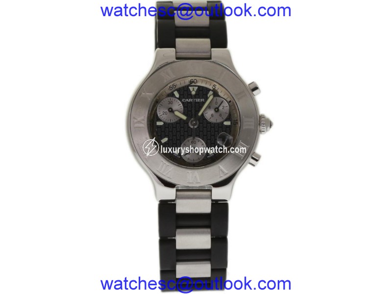 Cartier Must 21 W10125U2 Stainless Steel 38mm Mens Watch Cartier