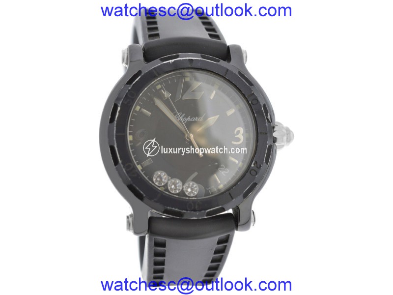 Chopard Happy Sport 28/8507 Ceramic / PVD over Stainless Steel 38mm Womens Watch Chopard