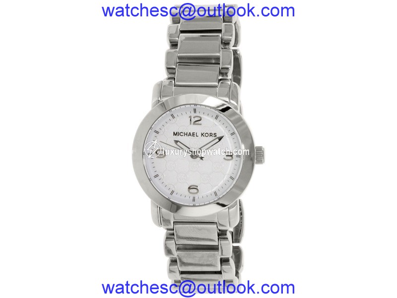 Michael Kors Runway MK3157 Silver Dial Stainless Steel 34mm Womens Watch Michael Kors