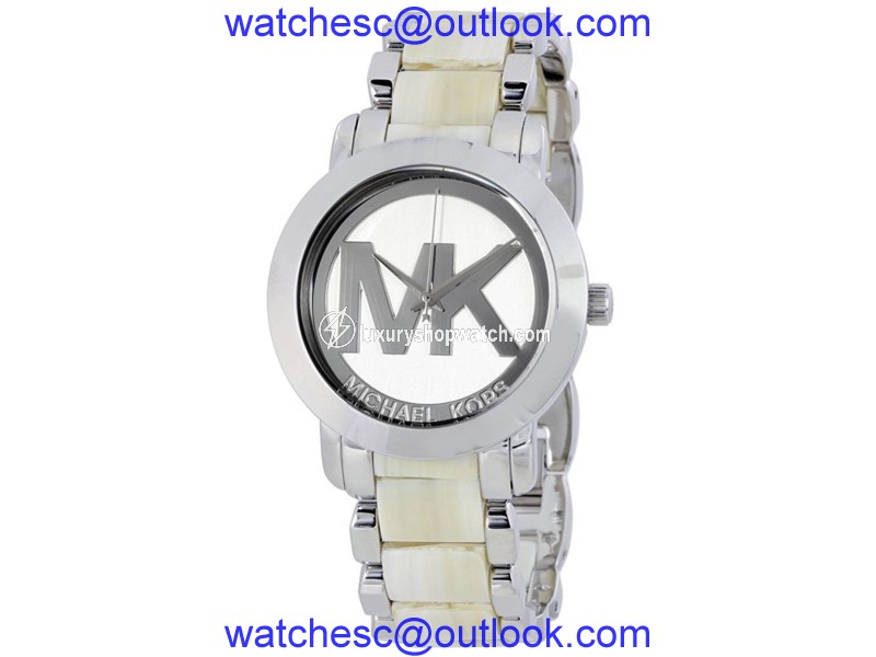 Michael Kors MK4304 Silver Dial Stainless Steel 38mm Womens Watch Michael Kors