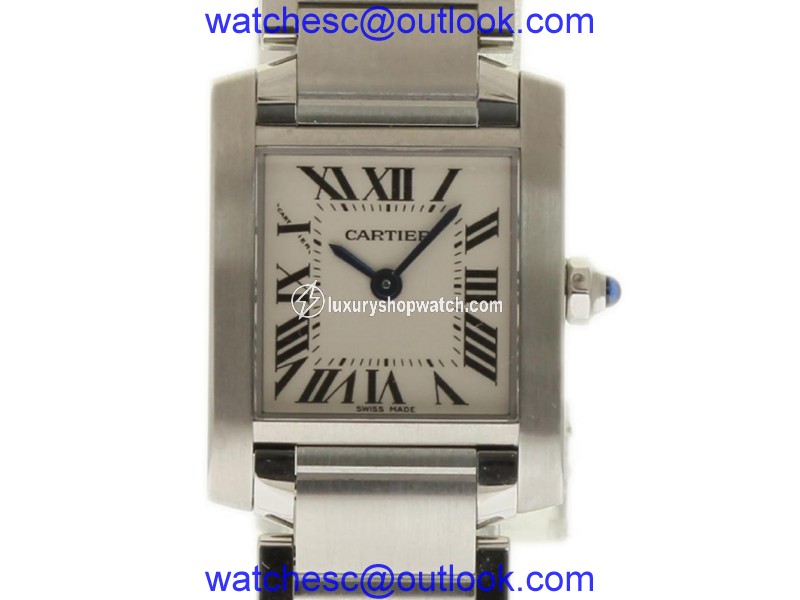 Cartier Tank Francaise W51008Q3 Stainless Steel Men's Watch Cartier