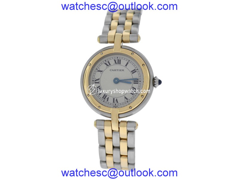 Cartier Panthere Vendome 1057920 Stainless Steel & 18K Yellow Gold Quartz 24mm Womens Watch Cartier