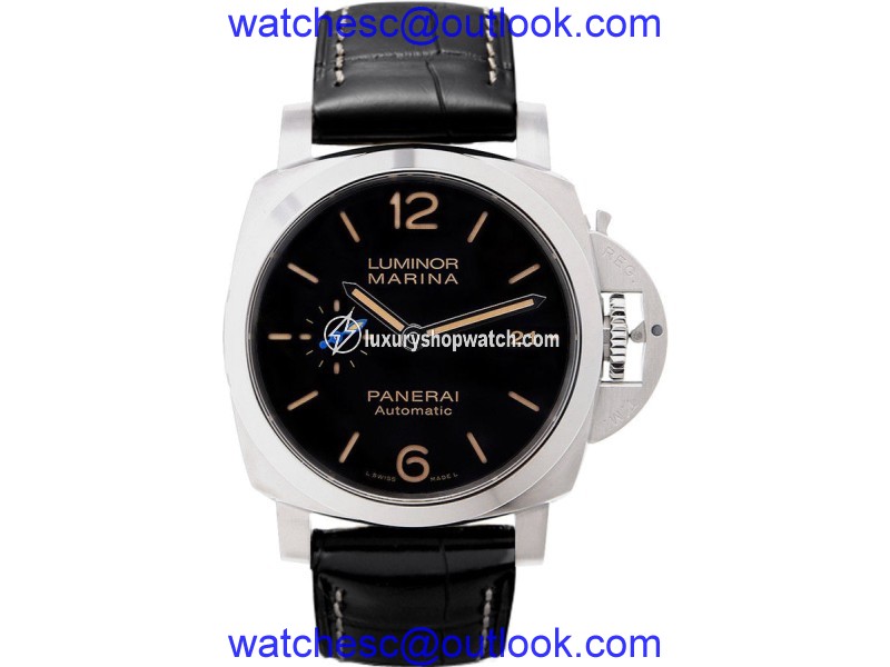 Panerai Luminor PAM01392 Stainless Steel & Crocodile Leather Automatic 42mm Mens Watch Panerai