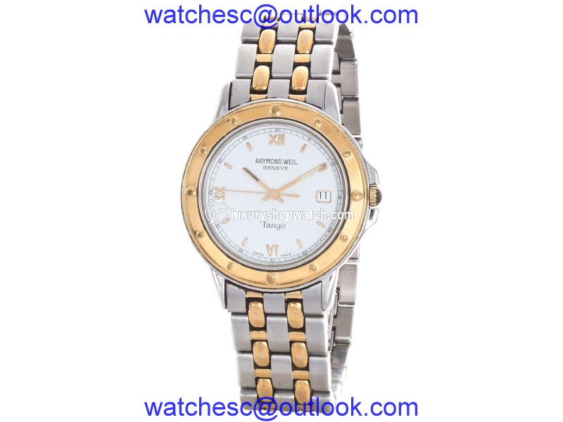 Raymond Weil Tango 5560 Two-Tone Stainless Steel 38mm Mens Watch Raymond Weil