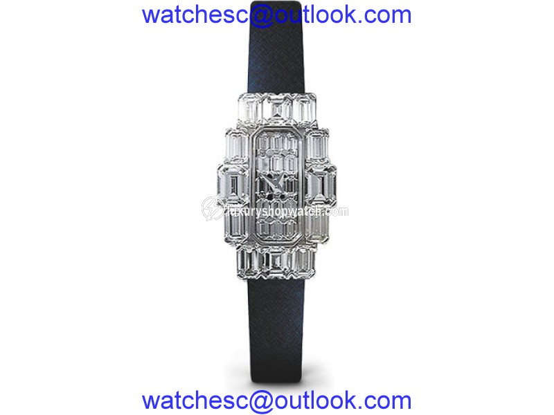 Vacheron Constantin Metiers d'Art 17710000G-7393 18K White Gold & Satin and Diamond 19.61 mm Womens Watch Vacheron Constantin