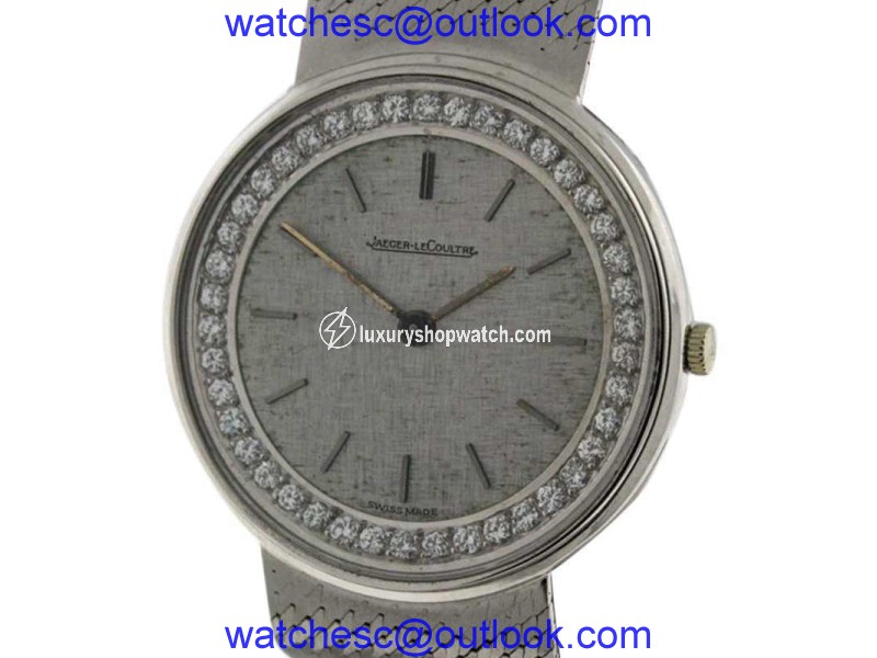 Jaeger LeCoultre 18K White Gold 30mm Unisex Watch Jaeger LeCoultre