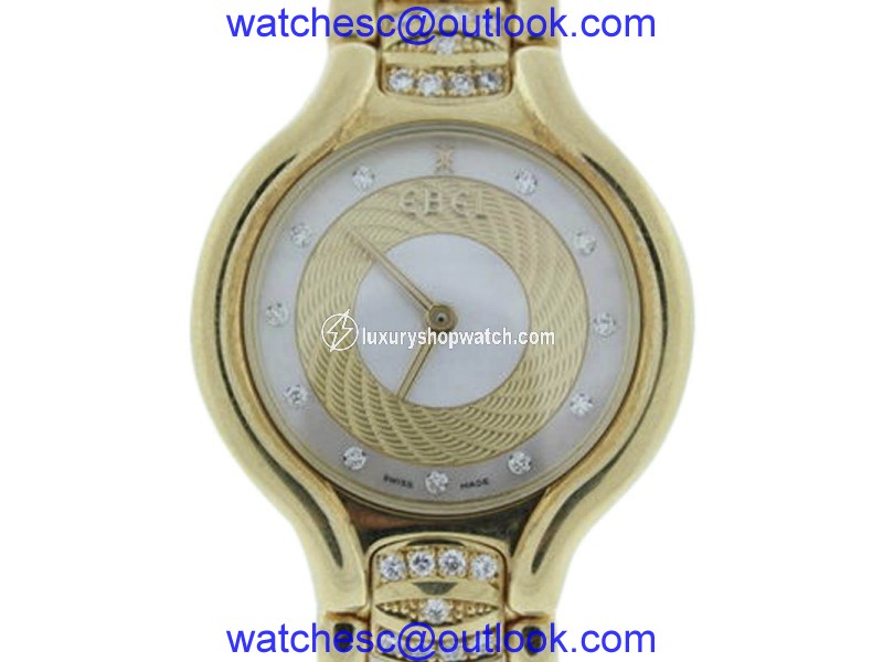 Ebel Beluga 18K Yellow Gold Diamond 26mm Watch Ebel