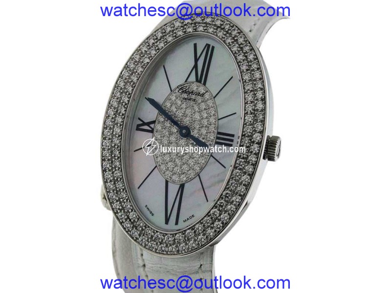 Chopard Classiques Femme 18K White Gold Diamond Watch Chopard